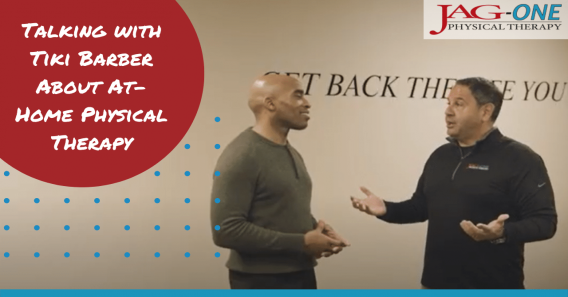 Talking with Tiki Barber About At-Home Physical Therapy
