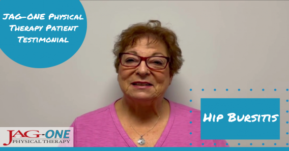 JAG-ONE Physical Therapy Patient Testimonial – Hip Bursitis